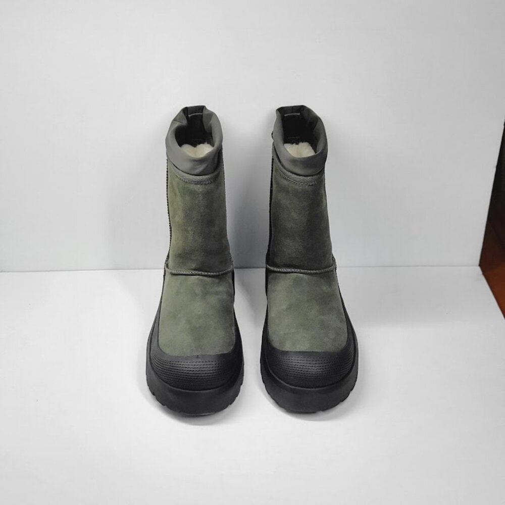 UGG MEN'S classic short weather hybrid boots green  Size 11 NEW - Picture 2 of 9